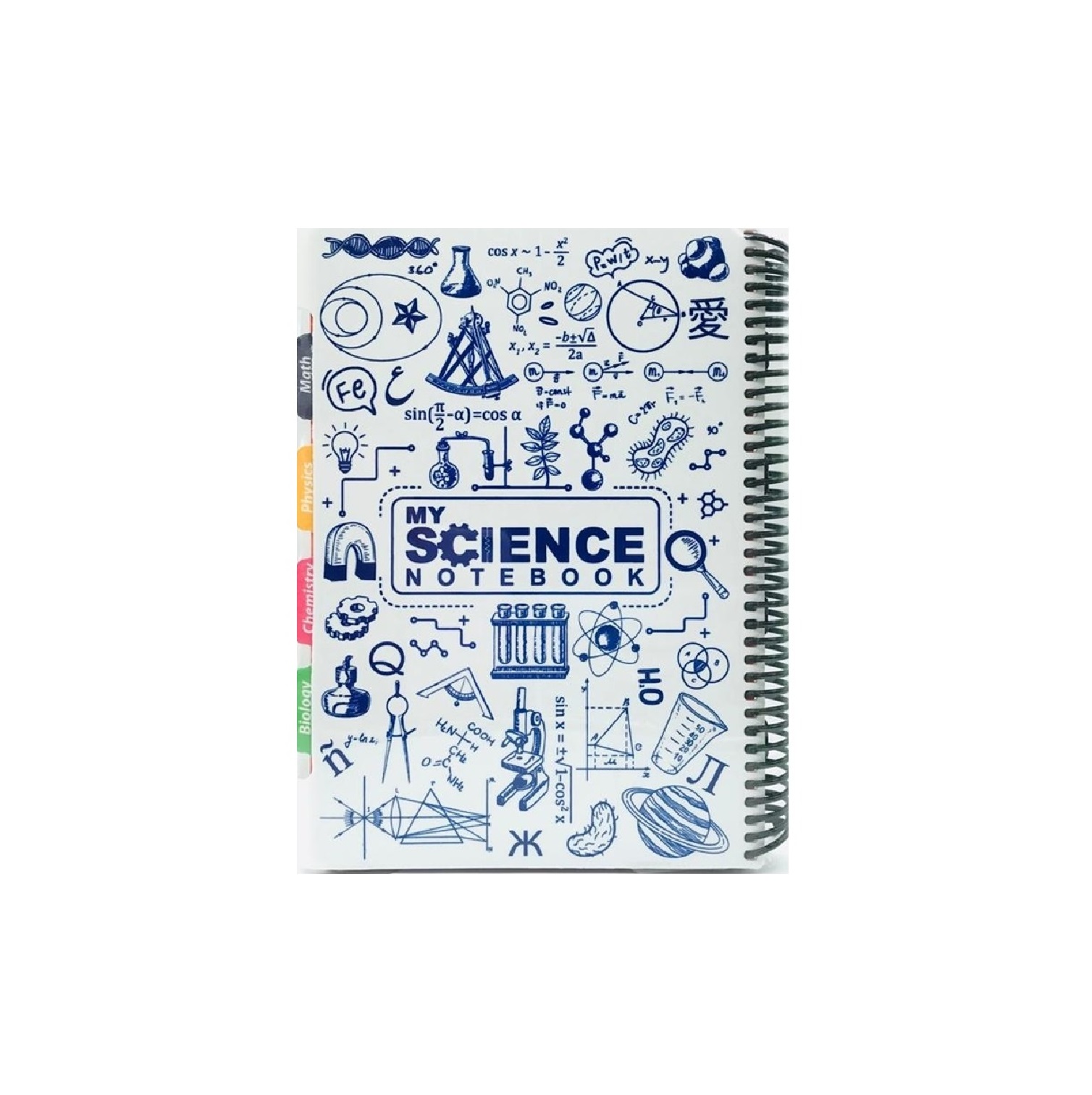 دفتر سیمی 120 برگ رحلی دات نوت مدل my science