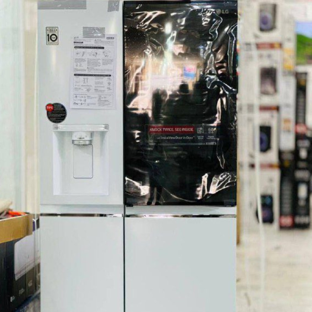 یخچال ساید بای ساید x287 الجی اینستا ویو 30 فوت  پس کرایه 