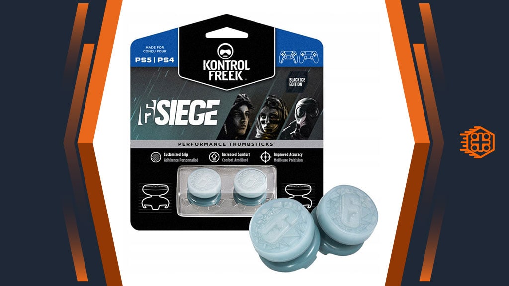 کاور آنالوگ کنترلر KontrolFreek مخصوص پلی استیشن – طرح بازی Rainbow Six Siege Black Ice Edition
