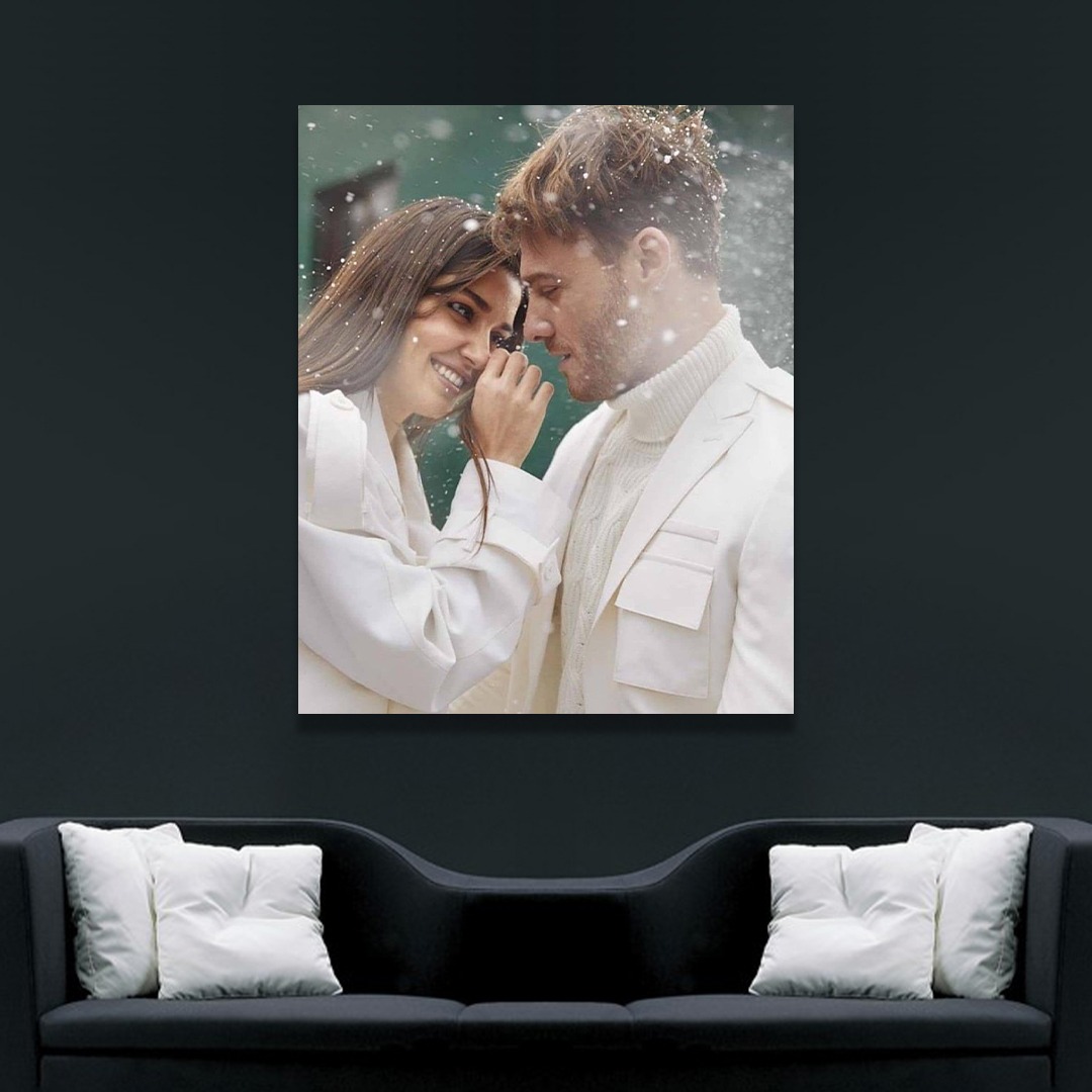 تابلو بوم مدل هانده ارچل و کرم بورسین کد VND-65