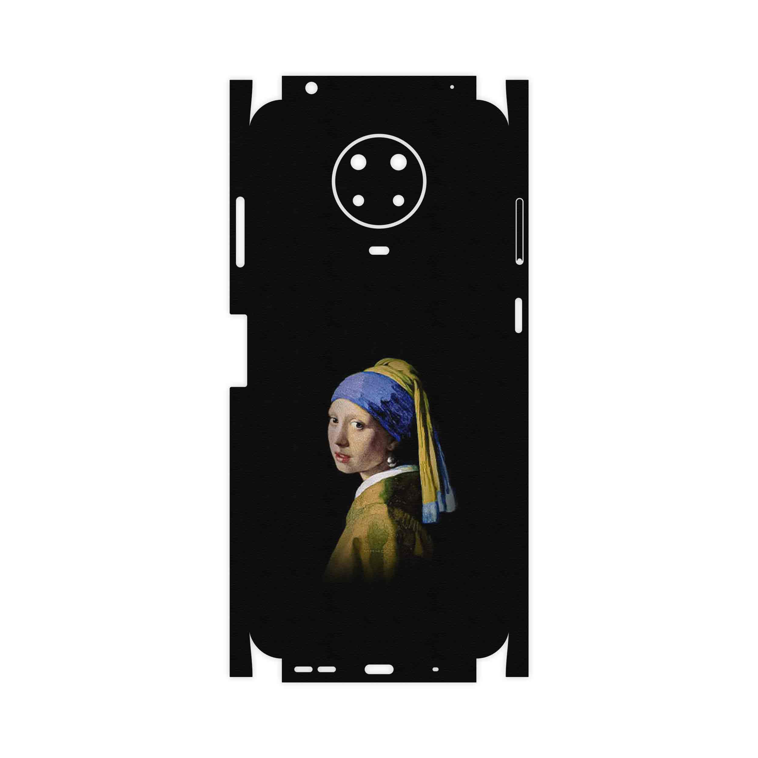 برچسب پوششی ماهوت مدل Girl with a Pearl Earring of Vermeer-FullSkin مناسب برای گوشی موبایل نوکیا G20