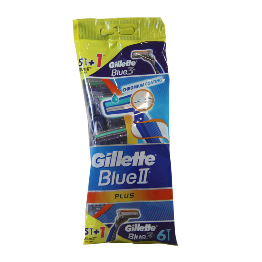 خودتراش ژیلت سری 5 1 BLUE2 PLUS بسته 6 عددی