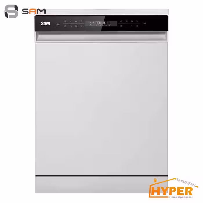 ماشین ظرفشویی سام DW-190 W سفید 15 نفره