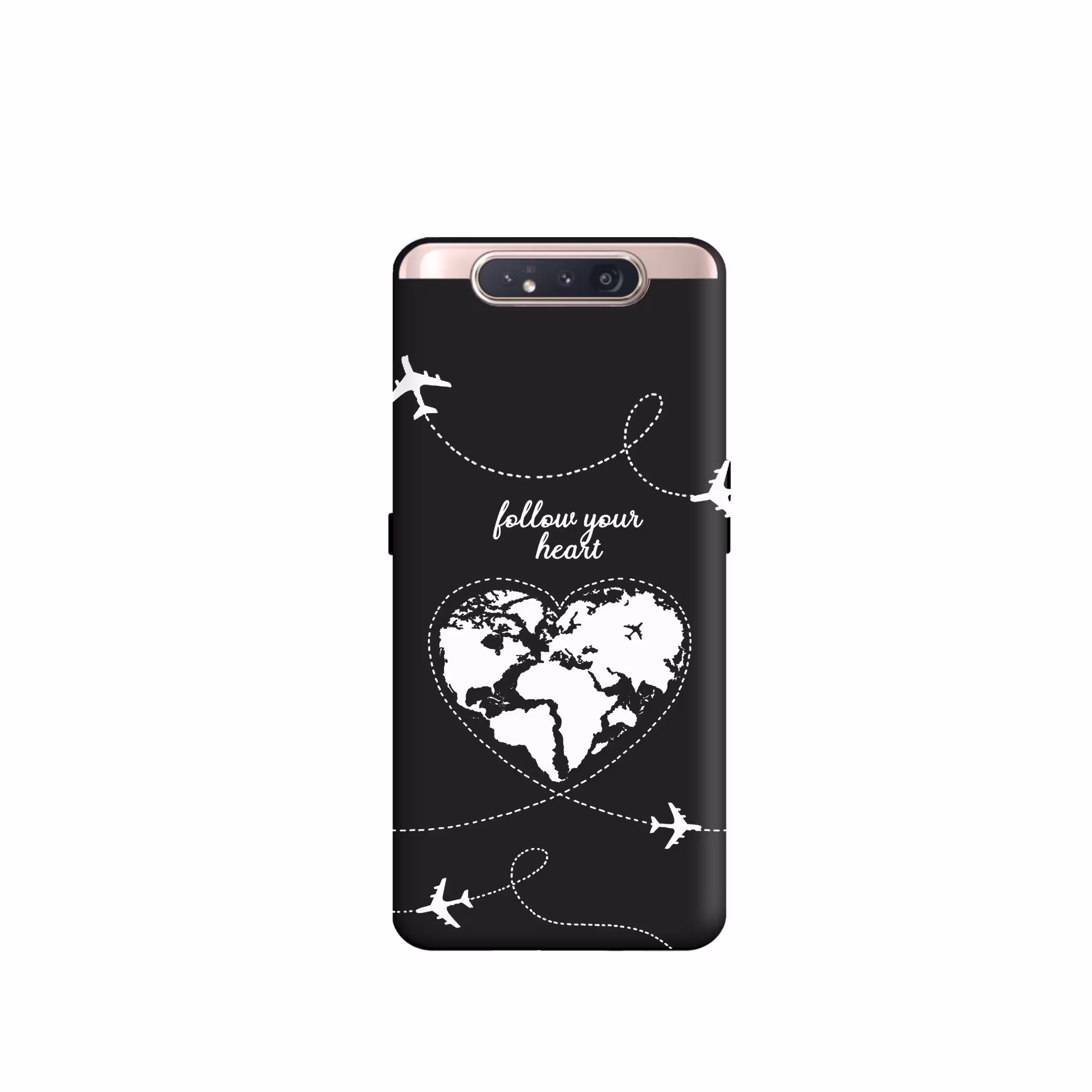 کاور طرح نقشه قلب کد y115 مناسب برای گوشی موبایل سامسونگ  Galaxy A80 / A90