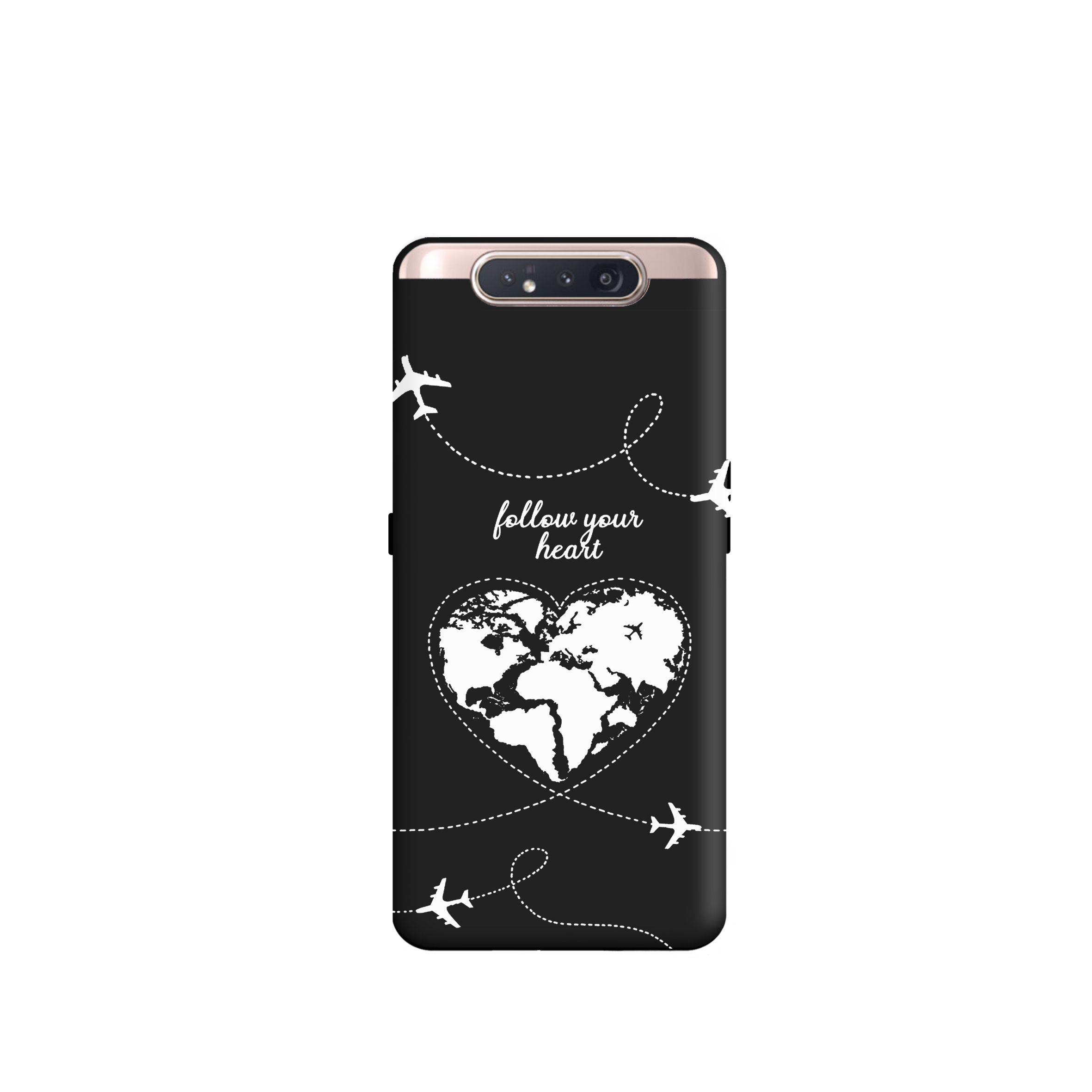 کاور طرح نقشه قلب کد y115 مناسب برای گوشی موبایل سامسونگ  Galaxy A80 / A90