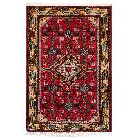 فرش قدیمی  دستباف یک متری سی پرشیا کد 123107