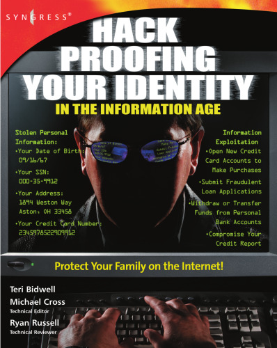 خرید و دانلود نسخه کامل کتاب Hack Proofing Your Identity in the Information Age