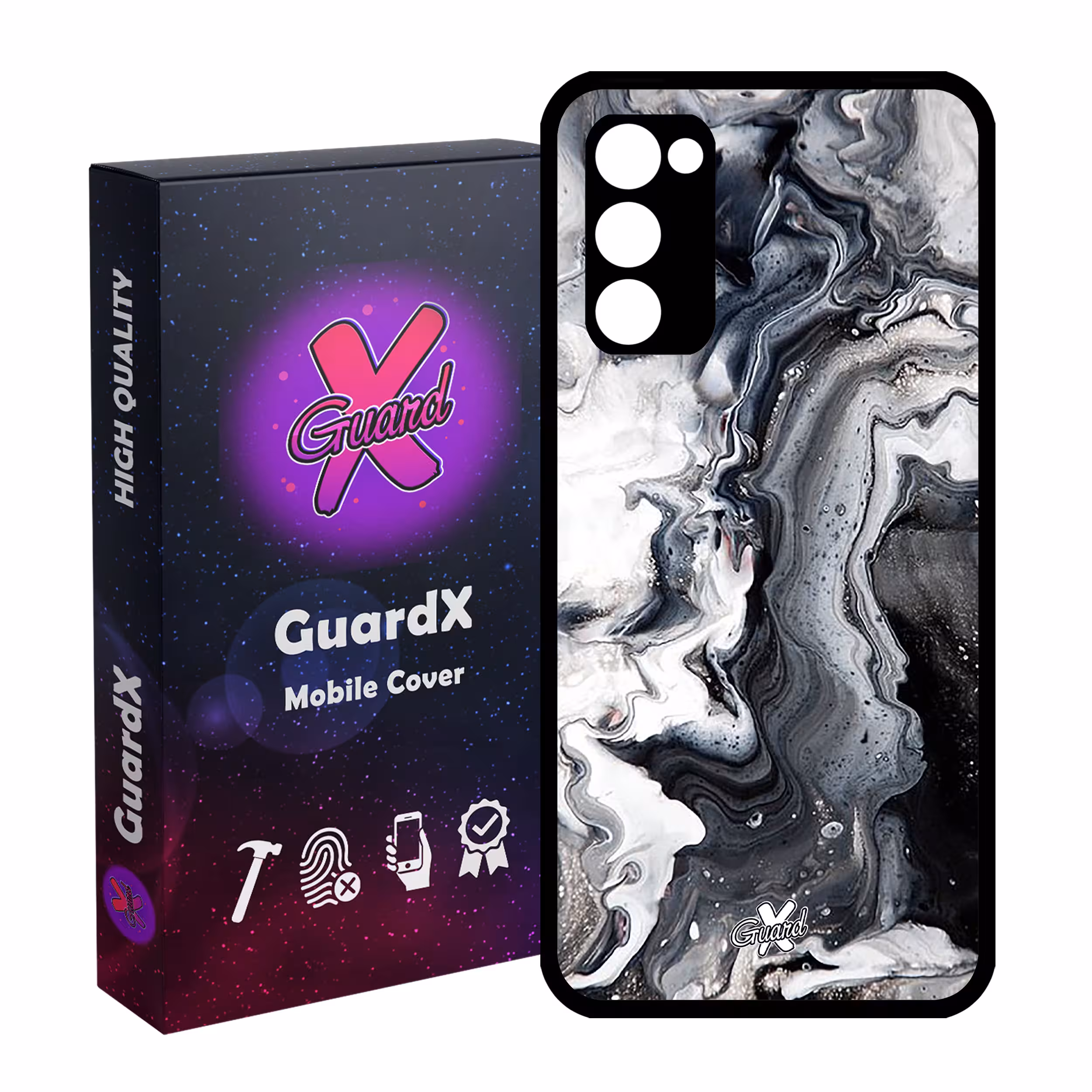 کاور گارد ایکس طرح ماربل مدل Glass10277 مناسب برای گوشی موبایل سامسونگ Galaxy S20 FE