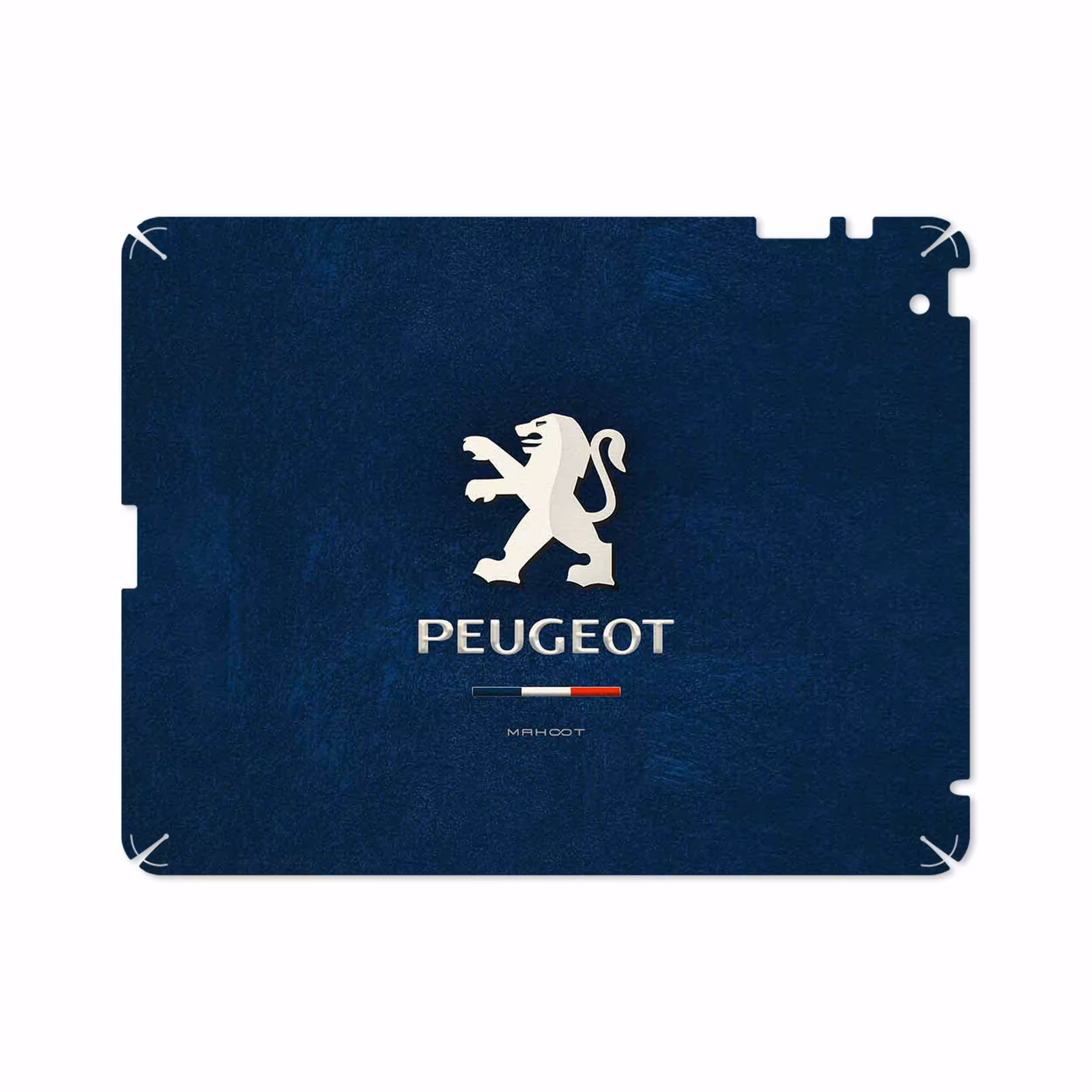 برچسب پوششی ماهوت مدل Peugeot-Logo مناسب برای تبلت اپل iPad 2 2011 A1396