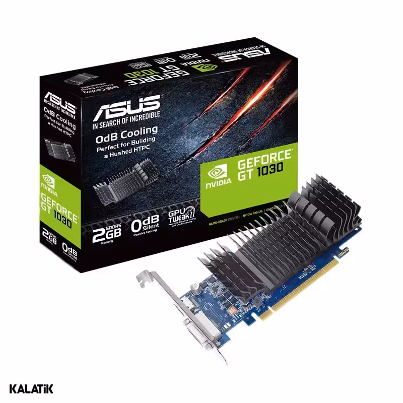 کارت گرافیک ایسوس مدل GT 1030 SL 2G BRK GDDR5