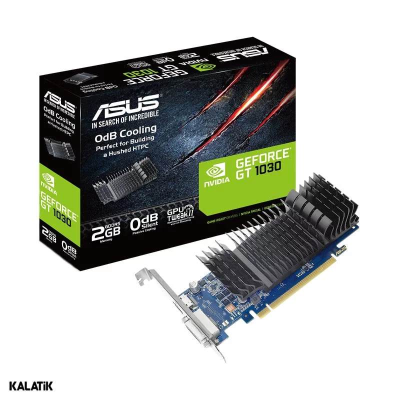 کارت گرافیک ایسوس مدل GT 1030 SL 2G BRK GDDR5