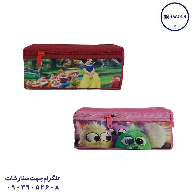 جامدادی 2 زیپ فانتزی