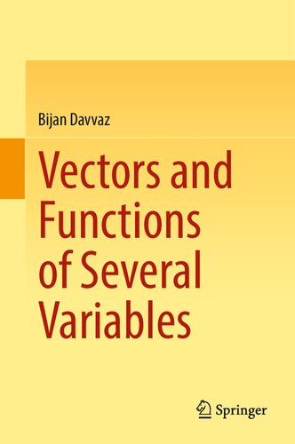 خرید و دانلود نسخه کامل کتاب Vectors and Functions of Several Variables