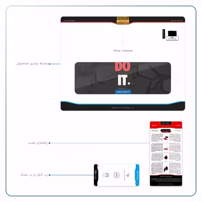 برچسب پوششی ماهوت مدل NIKE-Logo مناسب برای تبلت اپل iPad 2 2011 A1396