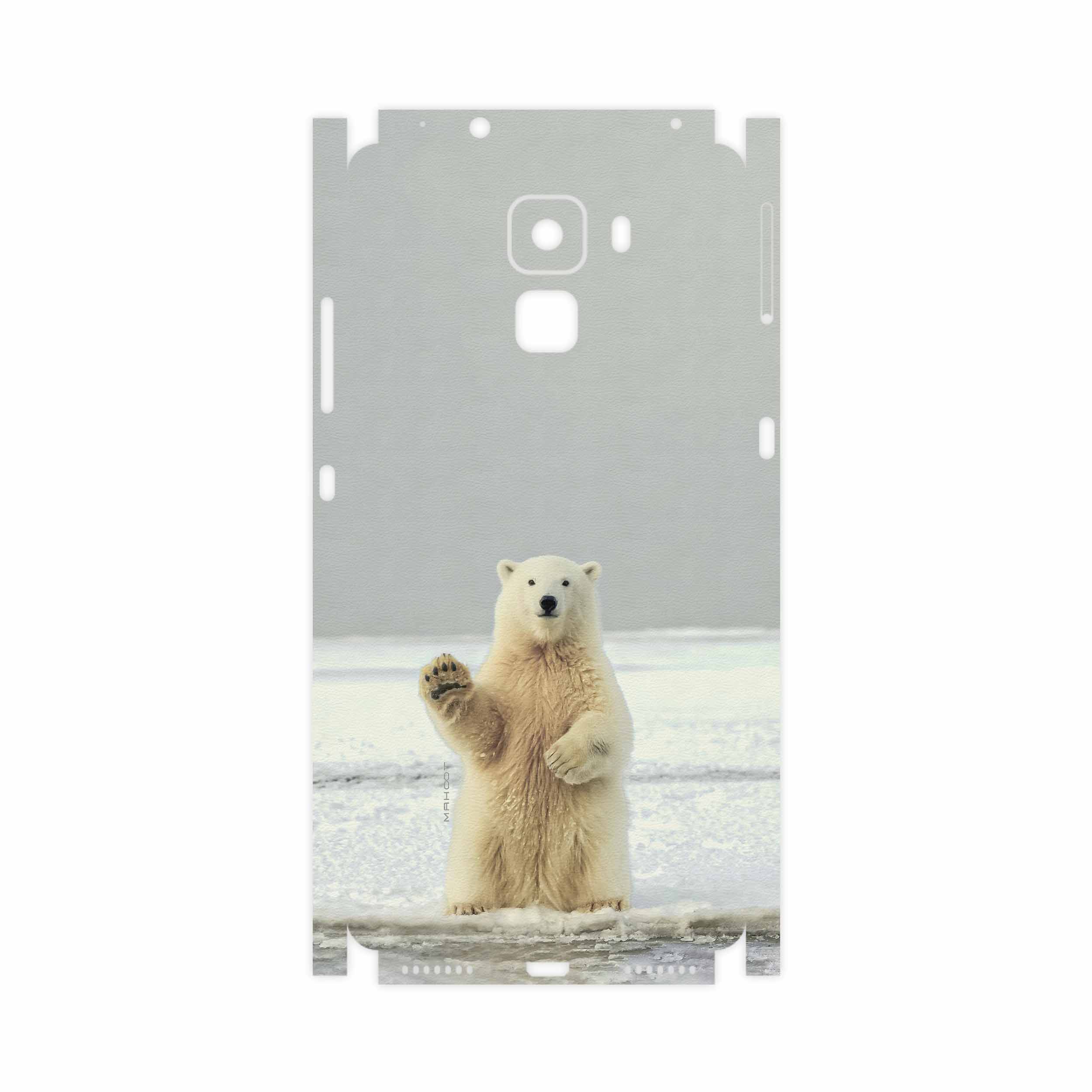 برچسب پوششی ماهوت مدل Polar bear-FullSkin مناسب برای گوشی موبایل آنر 7