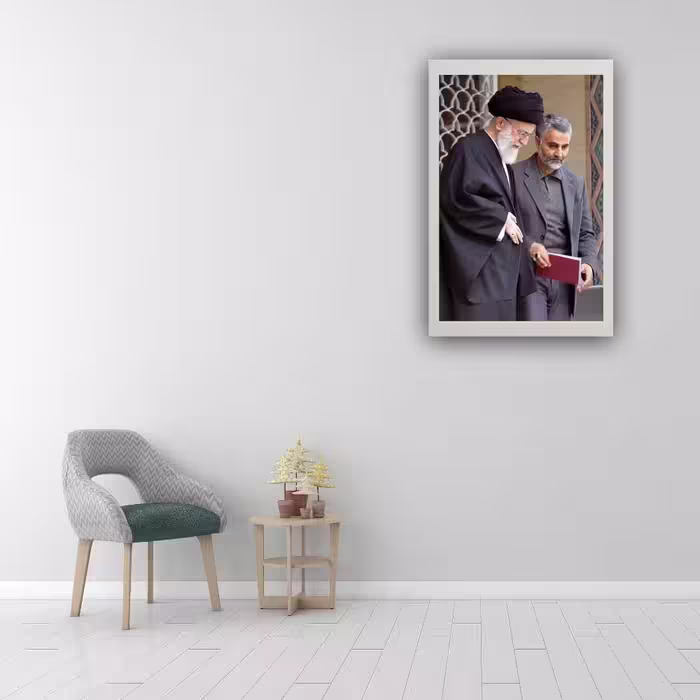 تابلو مدل رهبر و سردار سلیمانی