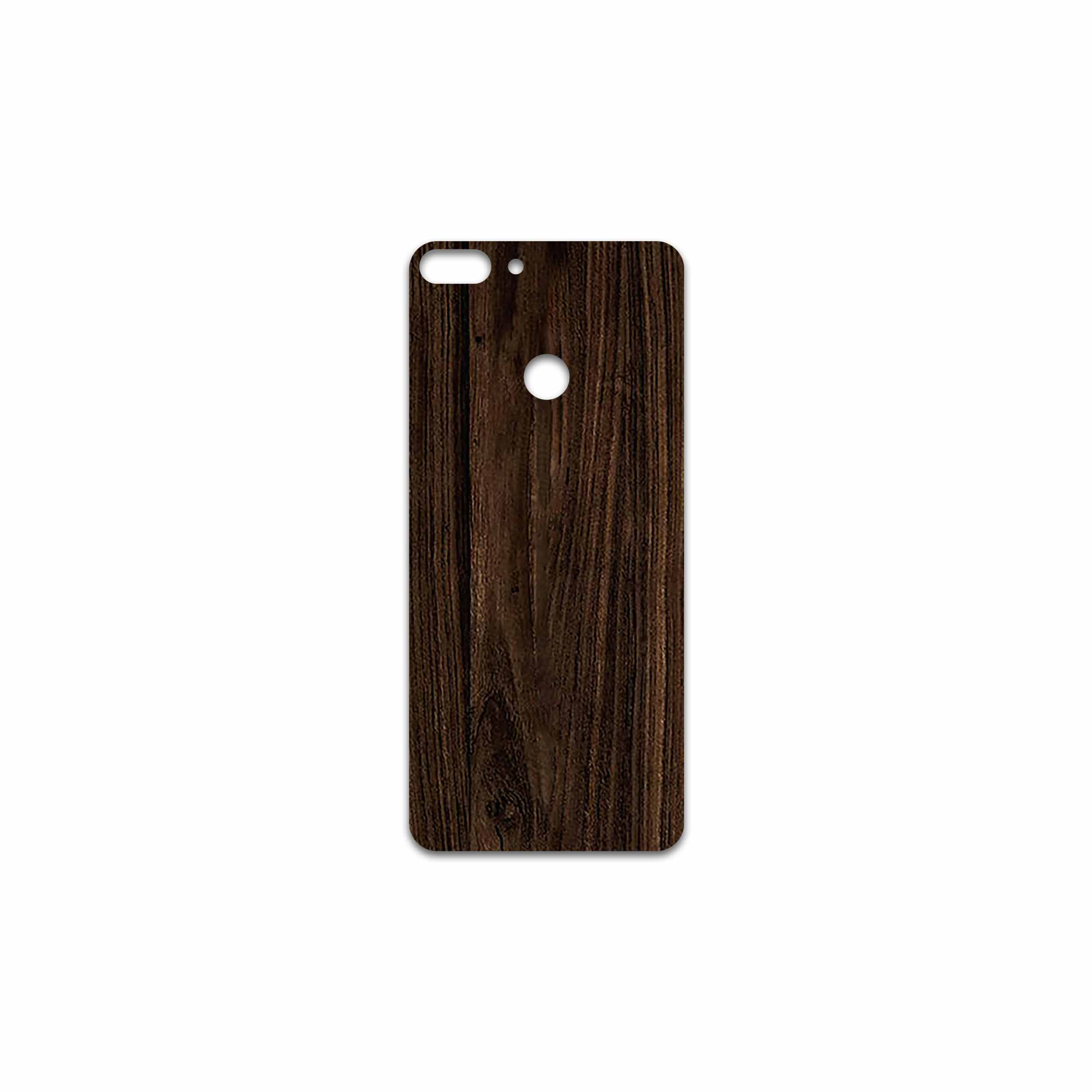 برچسب پوششی ماهوت مدل Dark Walnut Wood مناسب برای گوشی موبایل هوآوی P Smart
