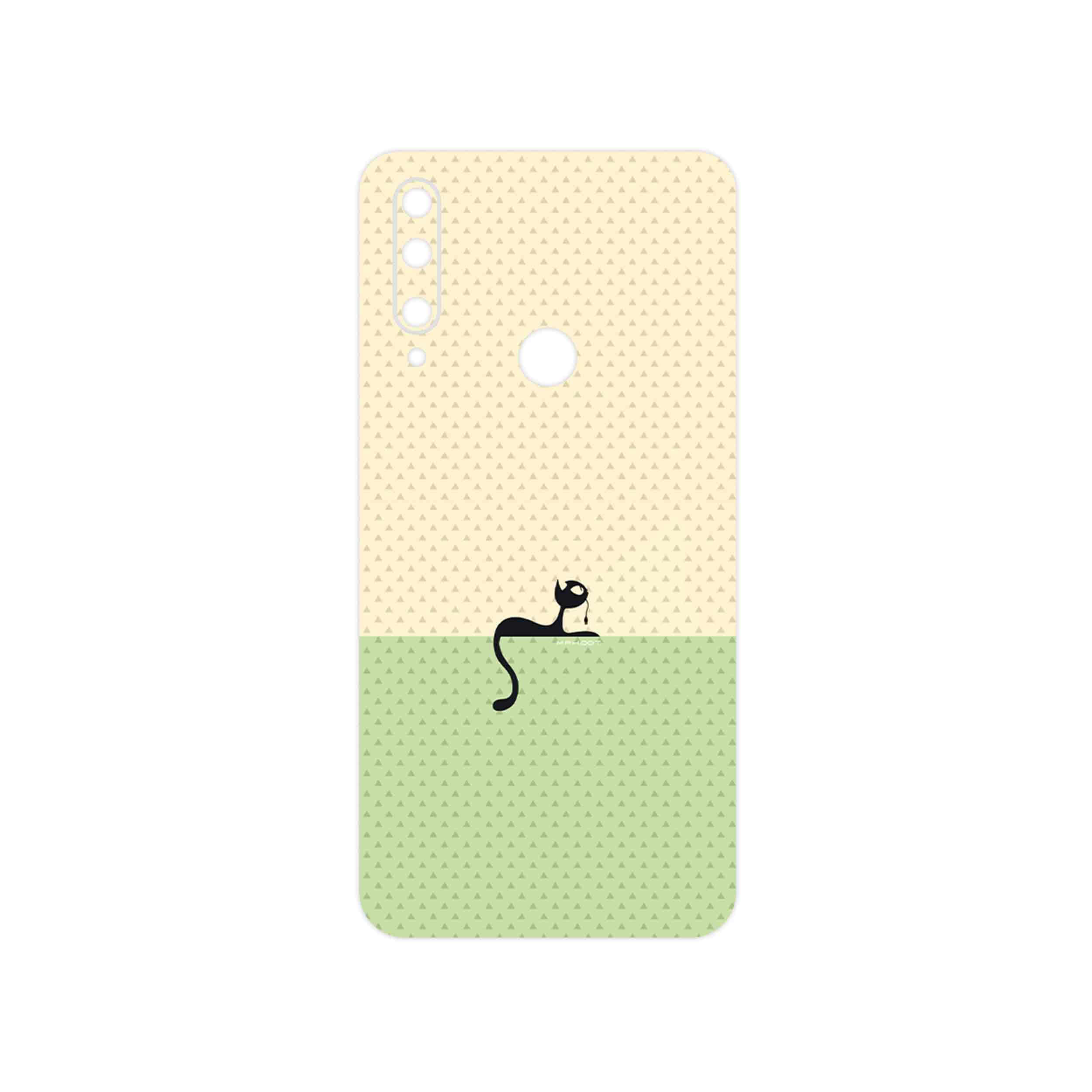 برچسب پوششی ماهوت مدل Minimal Internet Cat Icon مناسب برای گوشی موبایل آنر 9X