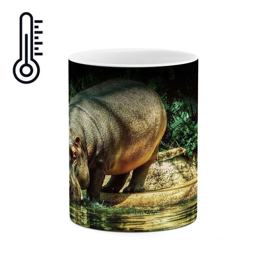 ماگ حرارتی طرح اسب آبی مدل mgh04381