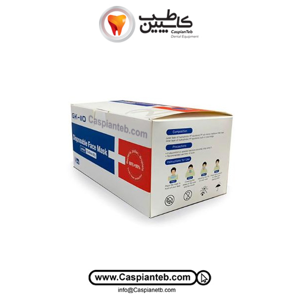 ماسک 3 لایه | سه لایه | خارجی | جراحی | پرستاری | کرونا | Covid19 | فروشگاه کاسپین طب