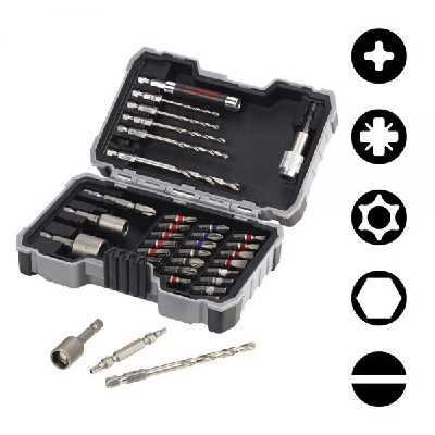 مجموعه 35 عددی مته و سری پیچ گوشتی  بوش مدل 2607017328