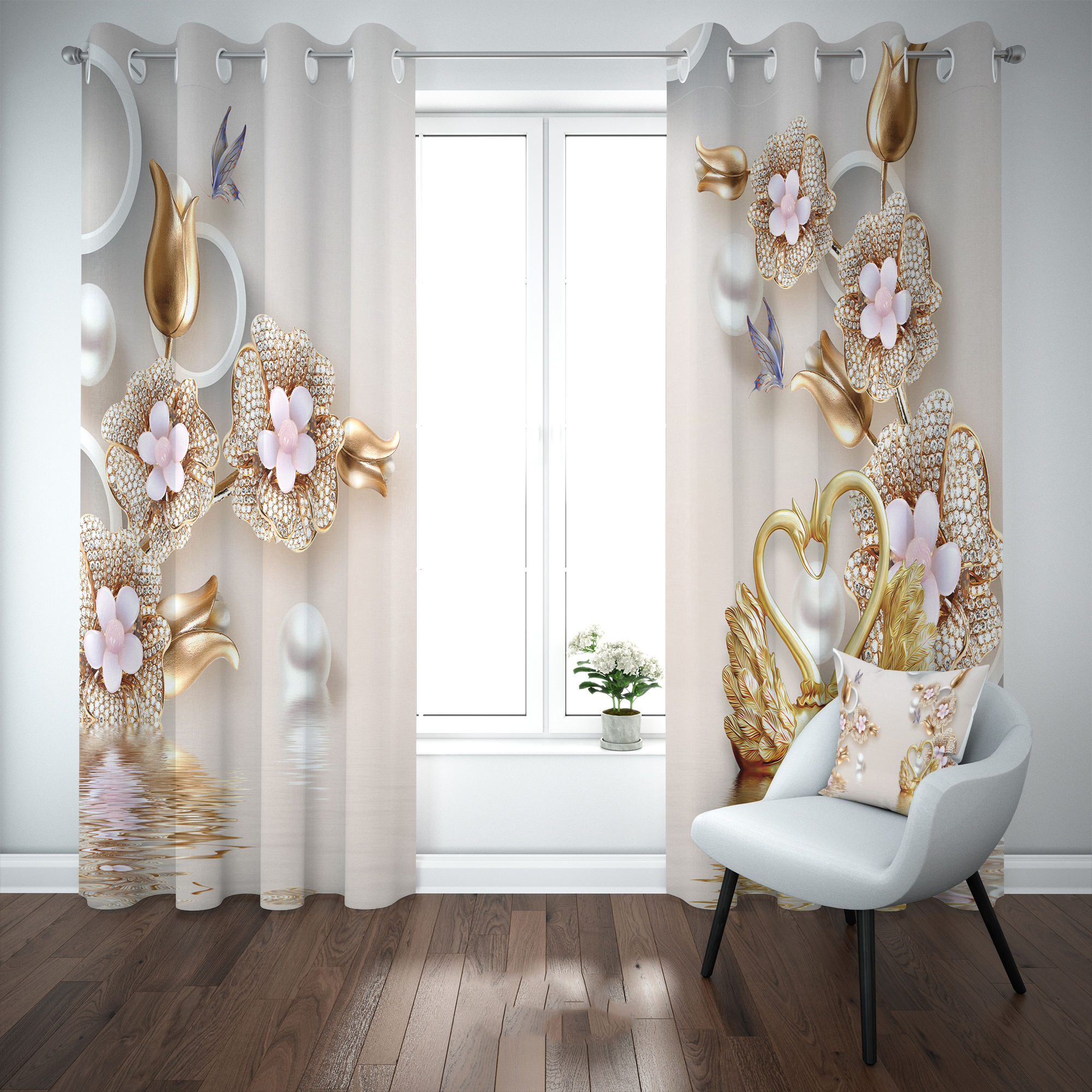 پرده مدل b2000 سایز 140×280 سانتی متر