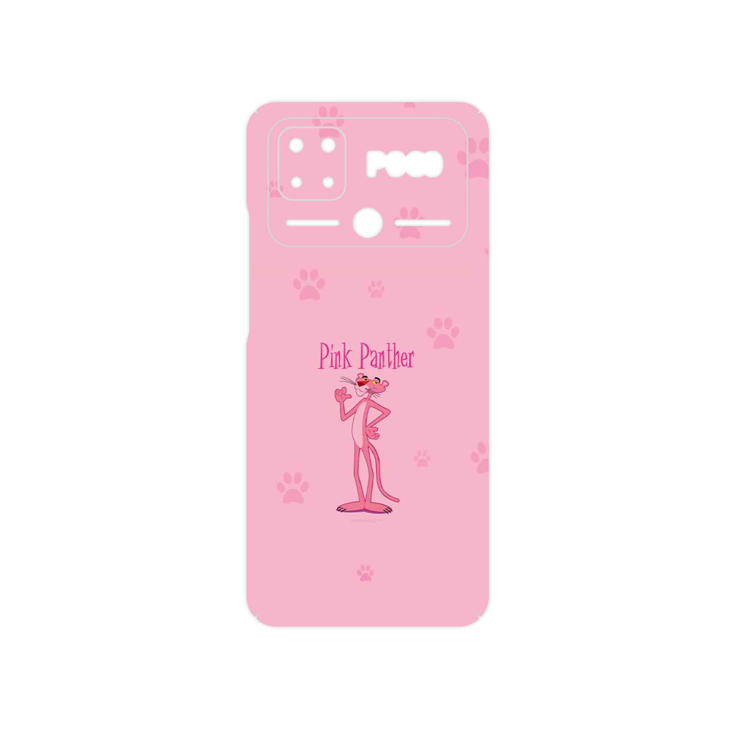 برچسب پوششی ماهوت مدل The Pink Panther مناسب برای گوشی موبایل شیائومی Poco C40