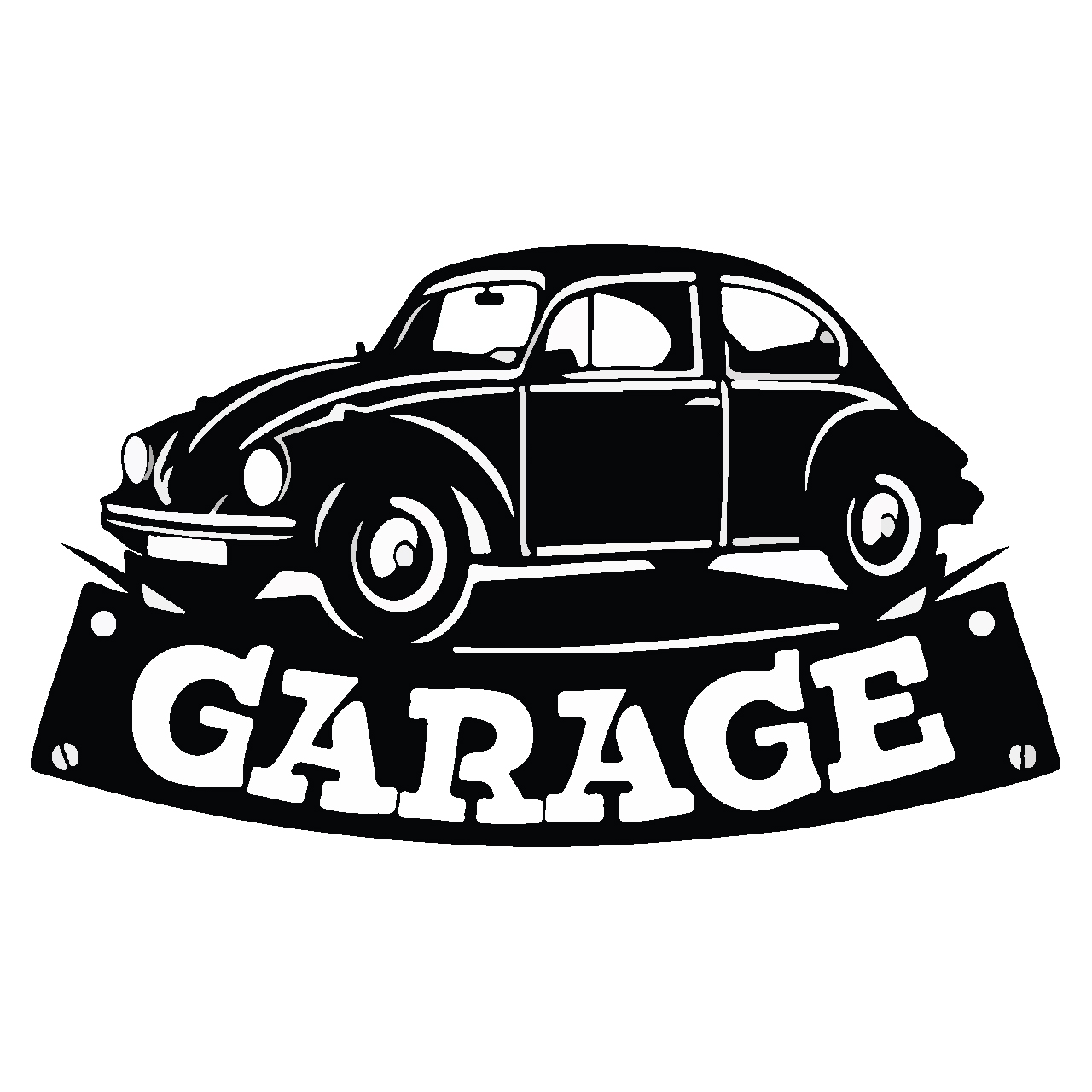 استیکر تزئینی موبایل و تبلت مدل گاراژ کد 113