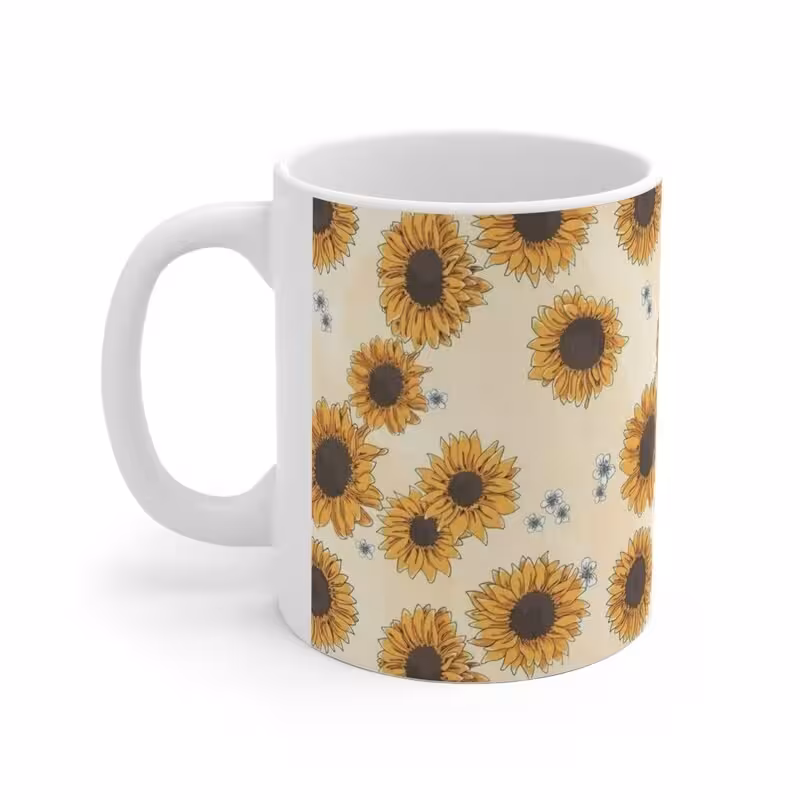 ماگ طرح گل Flower مدل NM1261