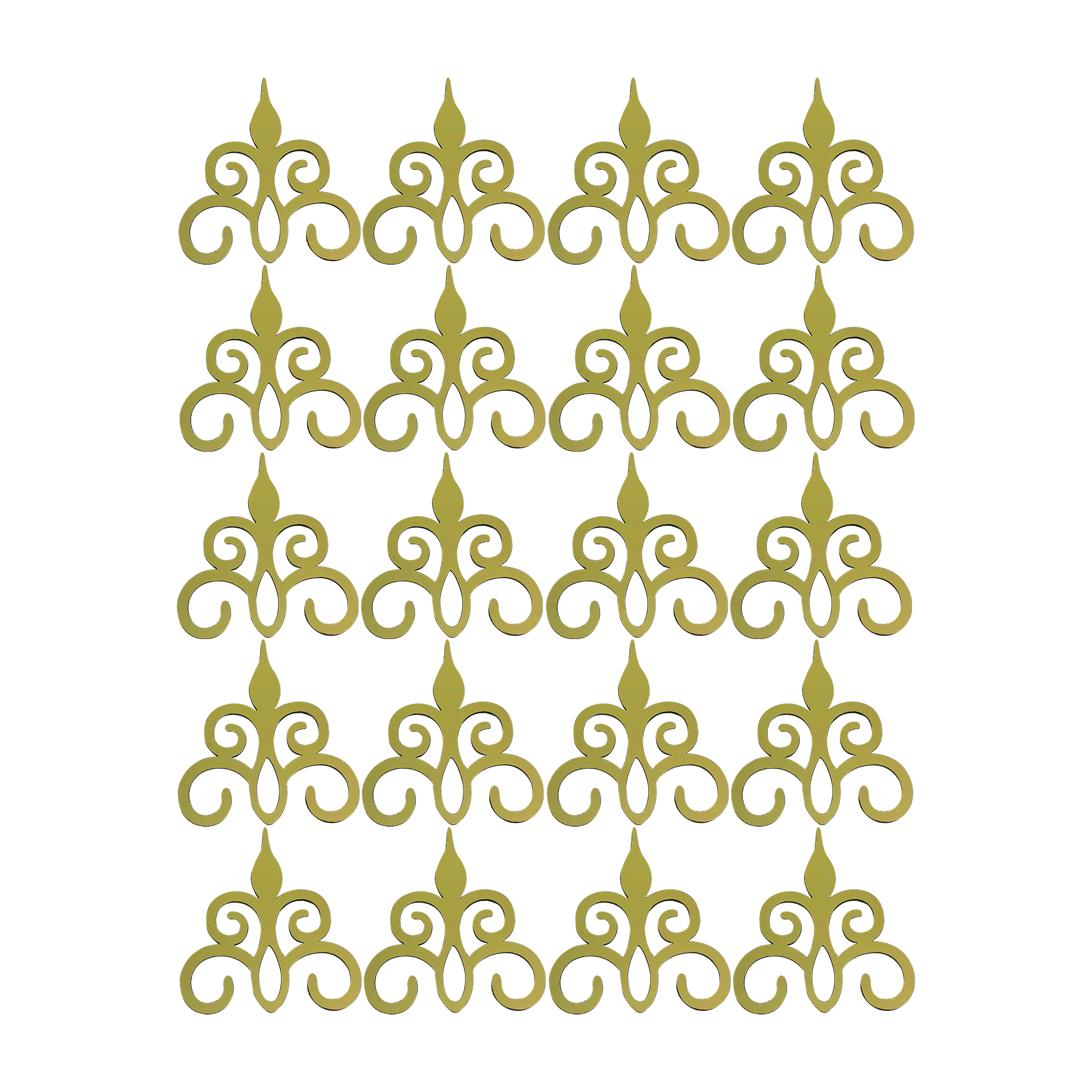 آینه طرح اسلیمی مدل MS20 بسته 20 عددی