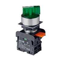 کلید سلکتوری 220 ولت چراغ‌دار دو طرفه ثابت پلاستیکی SES-LED رعد