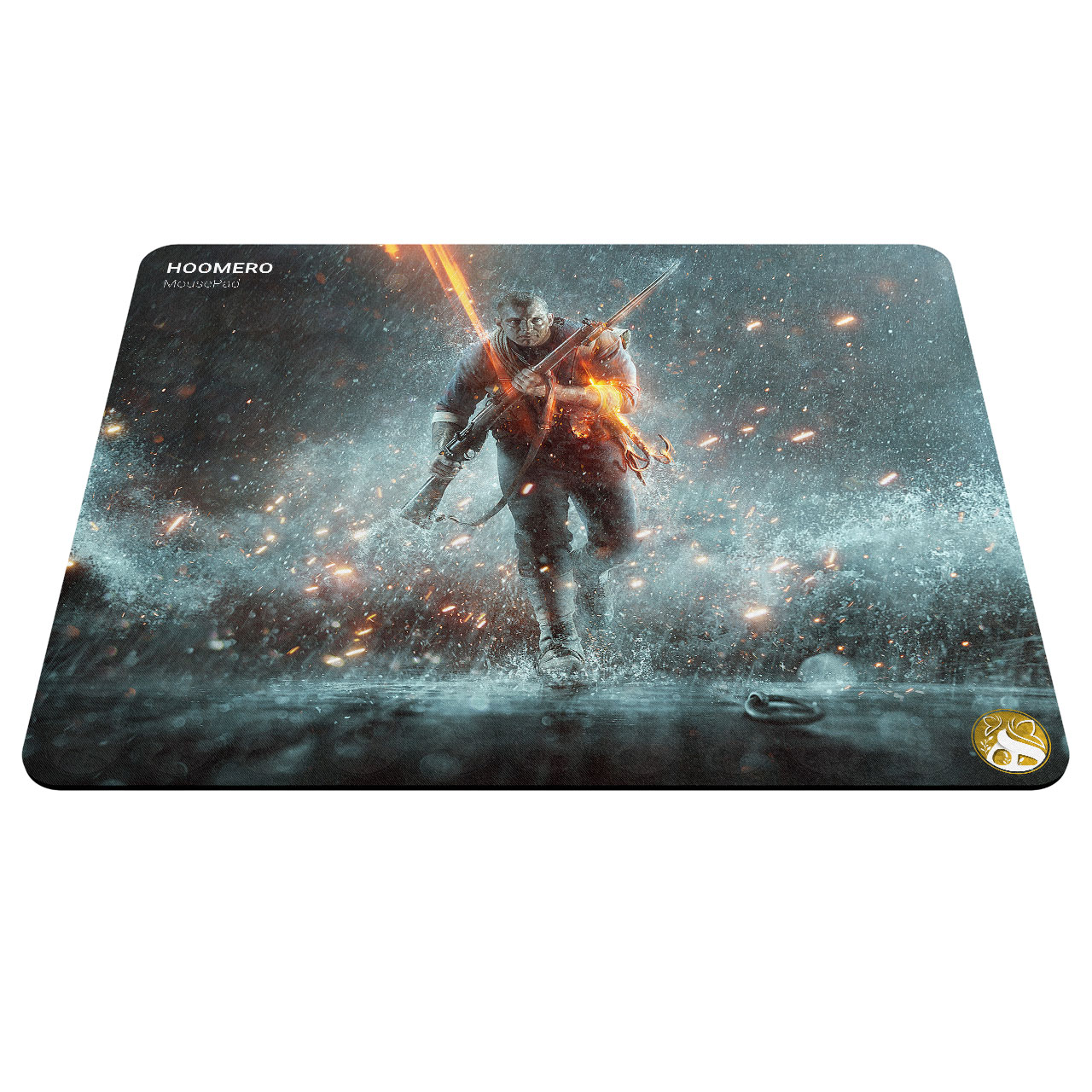 ماوس پد هومرو مدل A6432 طرح بازی Battlefield