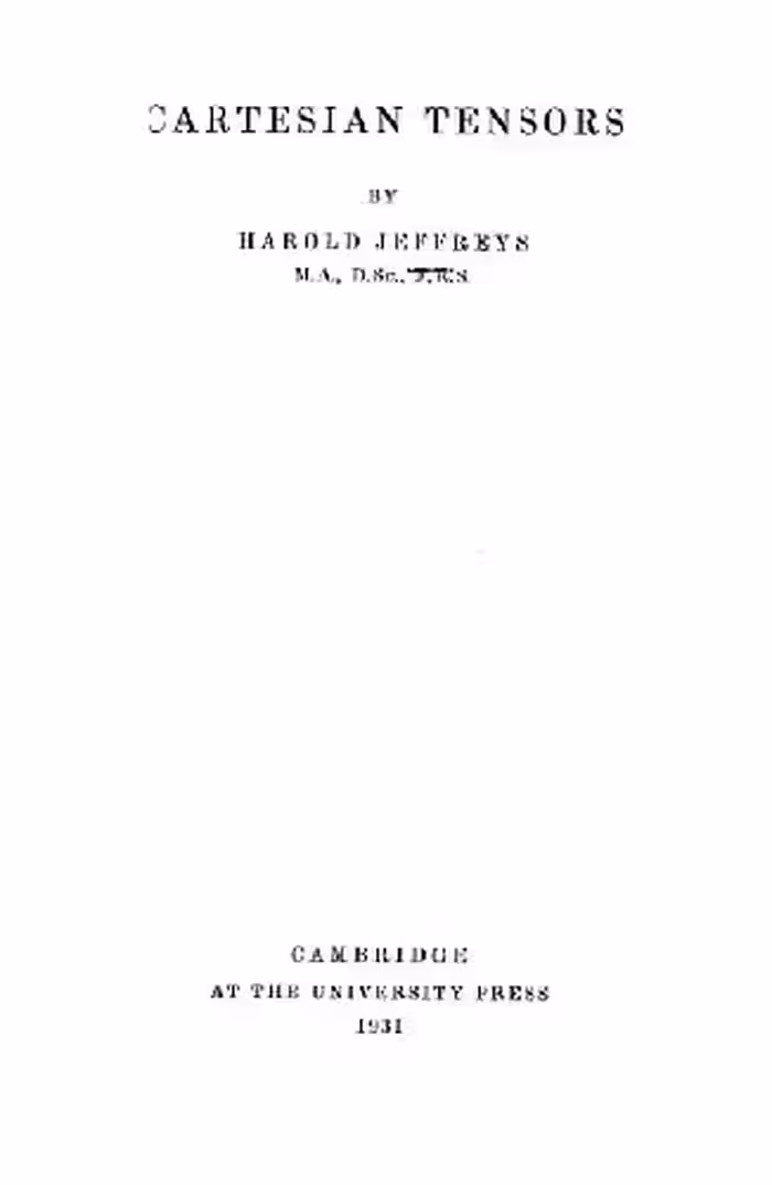 خرید و دانلود نسخه کامل کتاب Cartesian Tensors