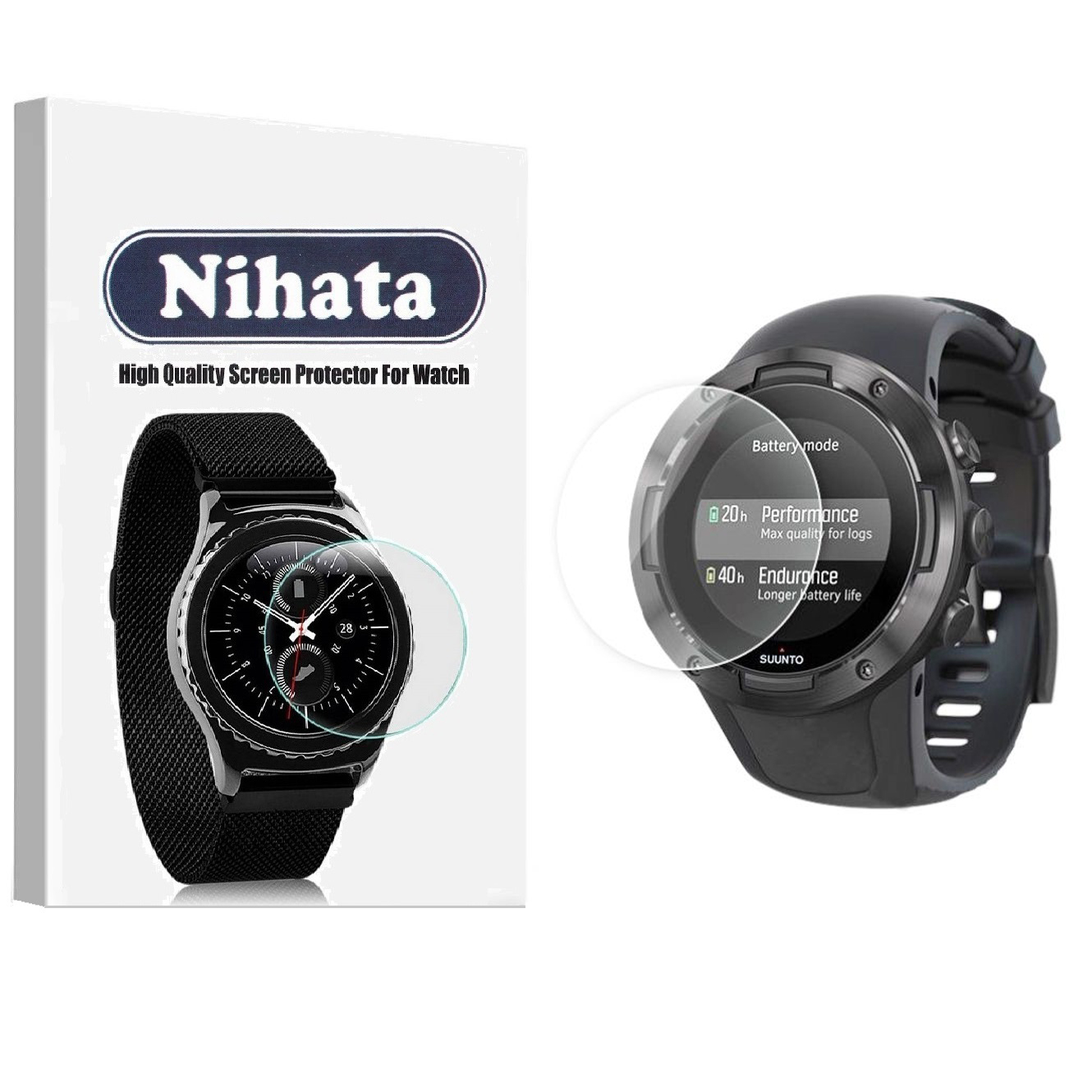 محافظ صفحه نمایش مدل  s5 مناسب برای ساعت هوشمند سونتو 5