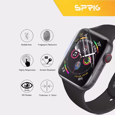 محافظ صفحه نمایش نانو اسپریگ مدل SPG مناسب برای ساعت هوشمند الترا TW8 ultra