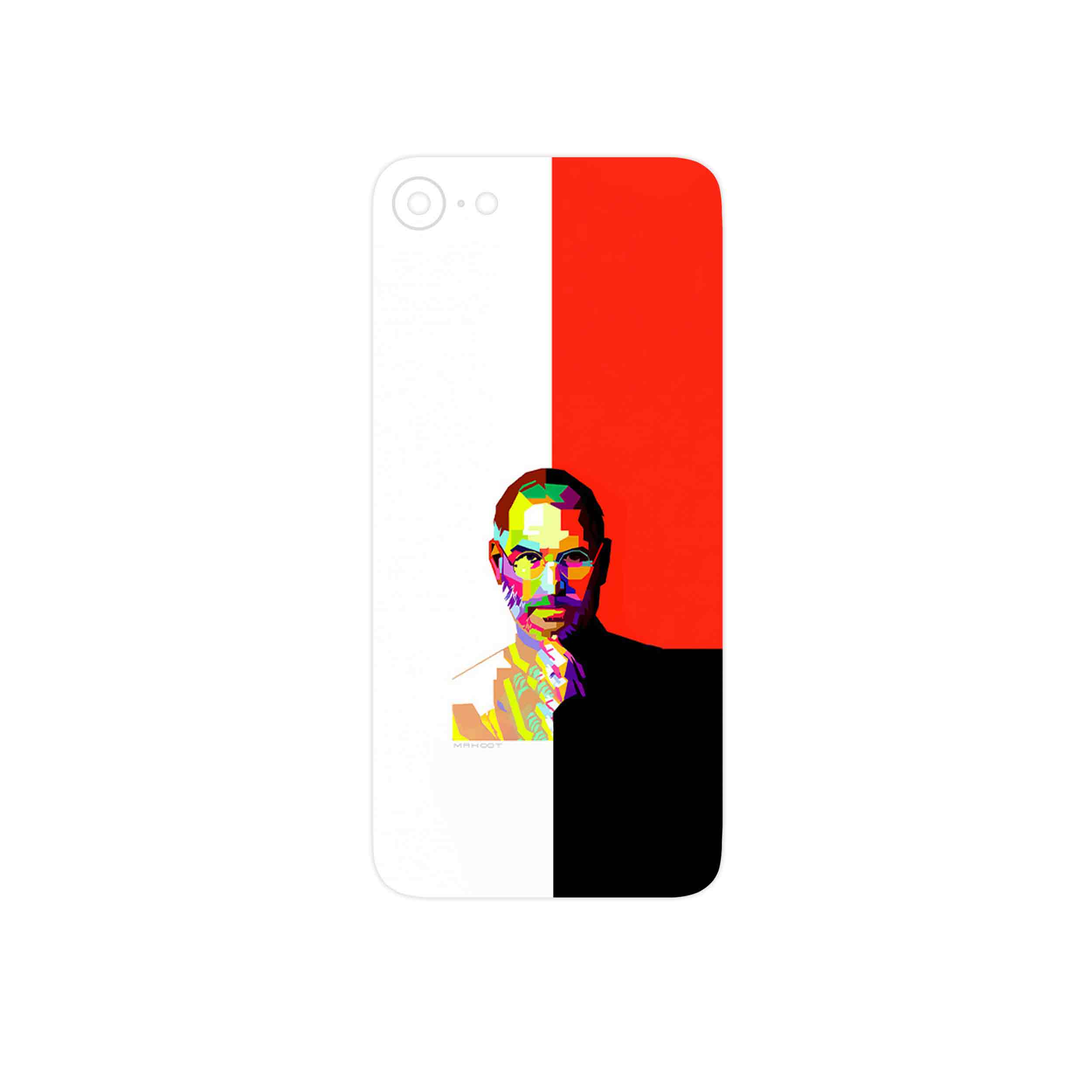 برچسب پوششی ماهوت مدل 1 Collage of Steve Jobs مناسب برای گوشی موبایل اپل iPhone SE 2022