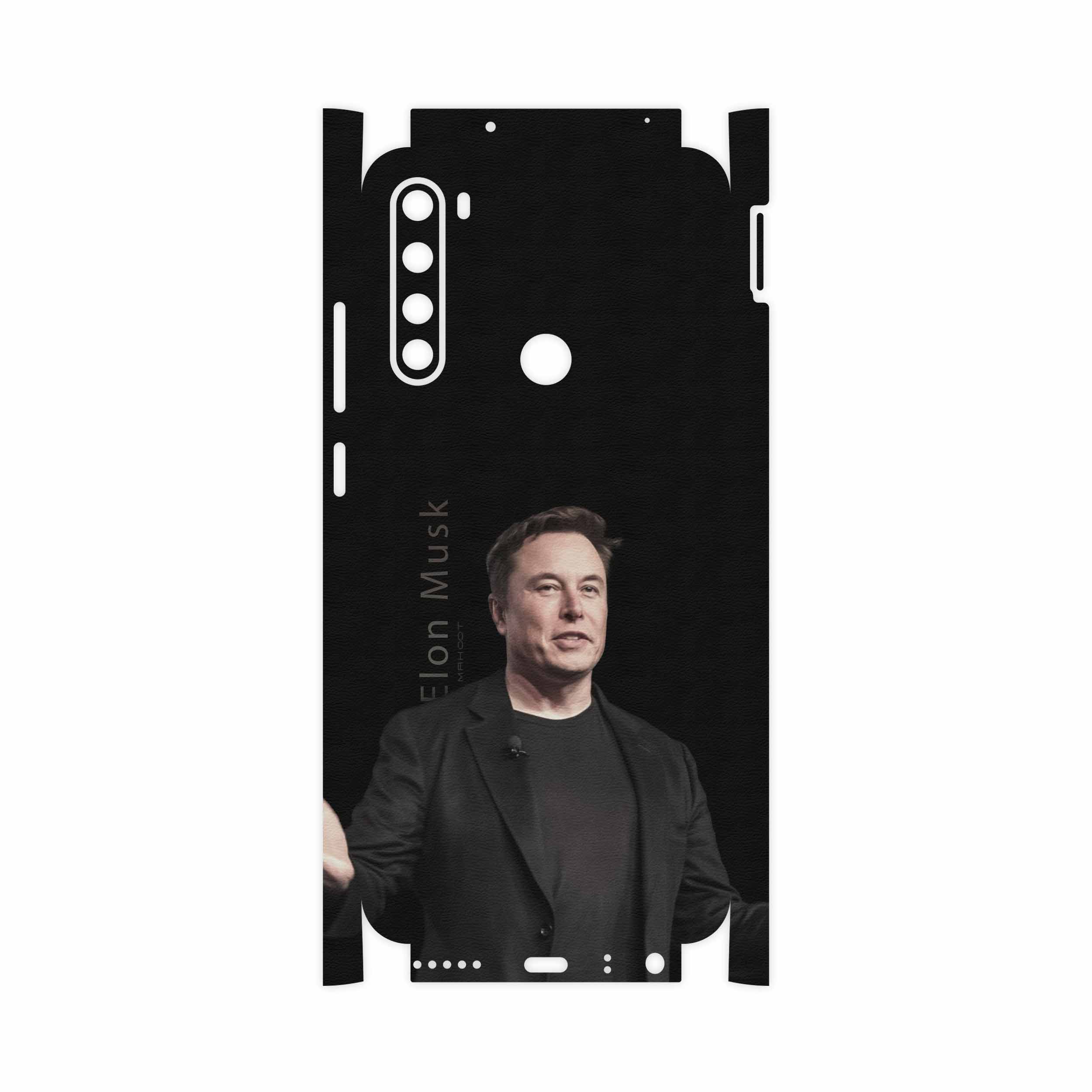 برچسب پوششی ماهوت مدل Elon Musk-FullSkin مناسب برای گوشی موبایل شیائومی Redmi Note 8