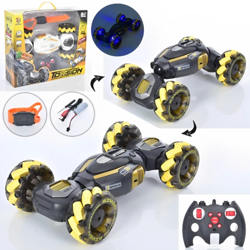 ماشین کنترلی کرمی Stunt car چرخ کپسولی مدل QX036