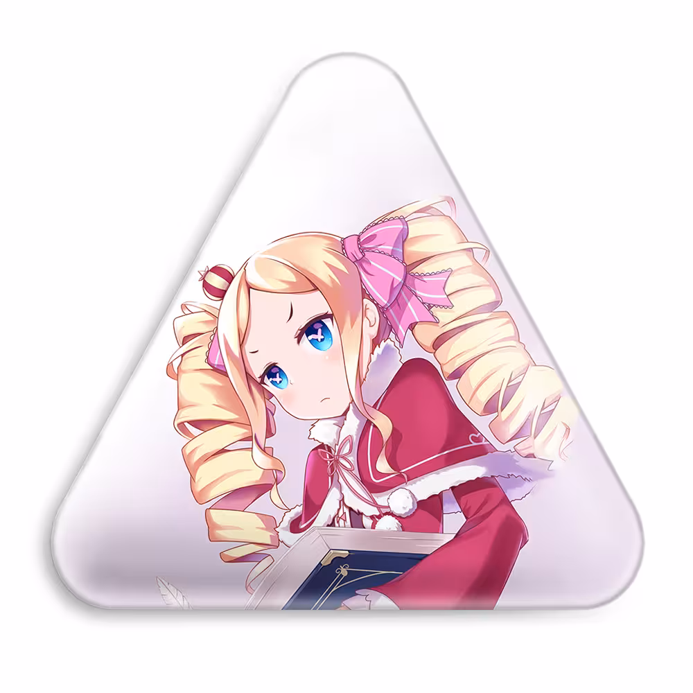 پیکسل خندالو طرح براتریس انیمه ری زیرو مدل مثلثی کد 12847