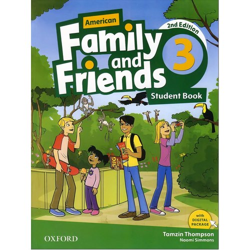 American Family and Friends 3 (2nd) SB+WB+DVD فمیلی اند فرندز