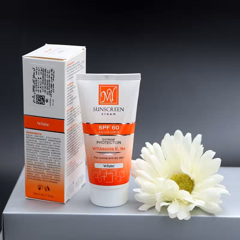 کرم ضدافتاب مای بی رنگ کرم محافظ آفتاب SPF60 مای 90154