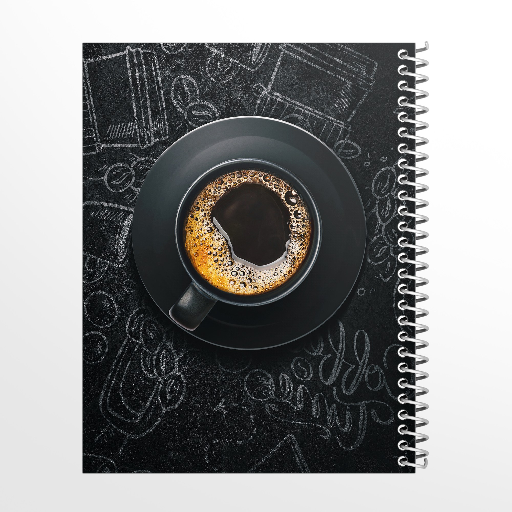 دفتر نقاشی 100 برگ مدل قهوه