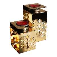 شمعدان آرا مدل گیلدا بسته 2 عددی