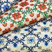 پارچه لینن  سوزندوزی در سه رنگ متنوع پارچه حیات