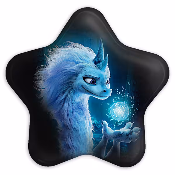 پیکسل خندالو طرح رایا و آخرین اژدها مدل ستاره ای کد 4780