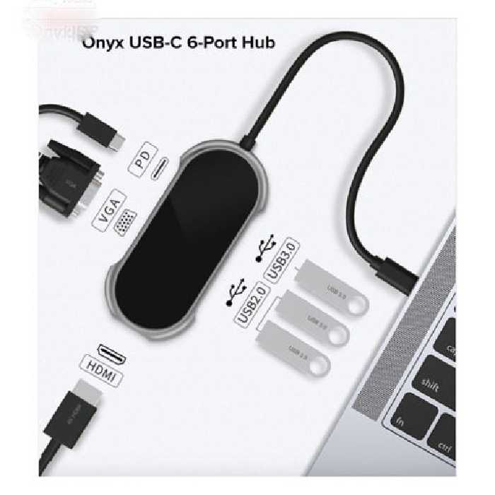 هاب 6 پورت USB-C JCPAL مدل JCP6253