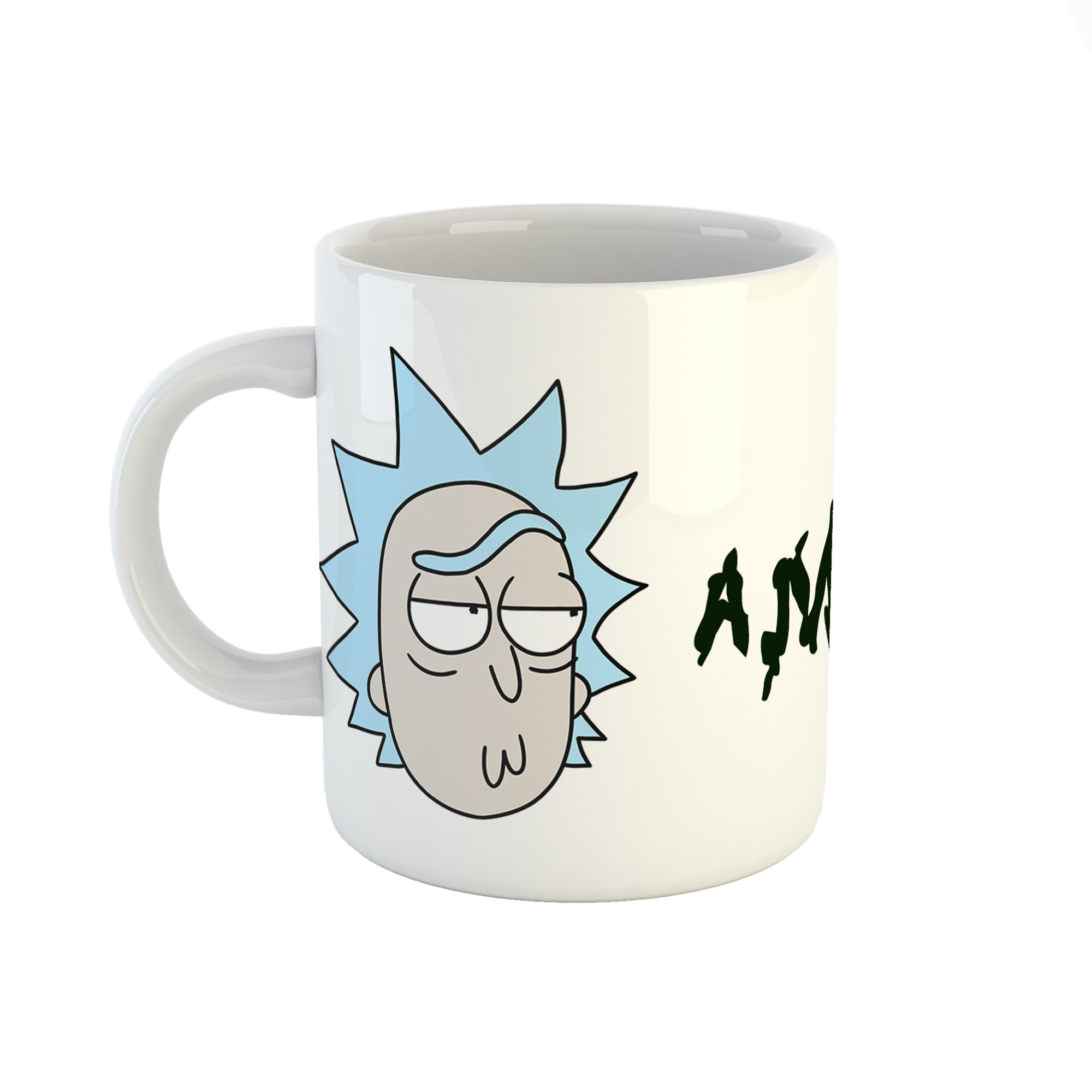 ماگ طرح اسم امیر مدل rick and moerty کد 847