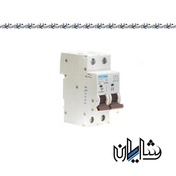 کلید مینیاتوری 40 آمپر دو پل پارس فانال مدل PFN-2P