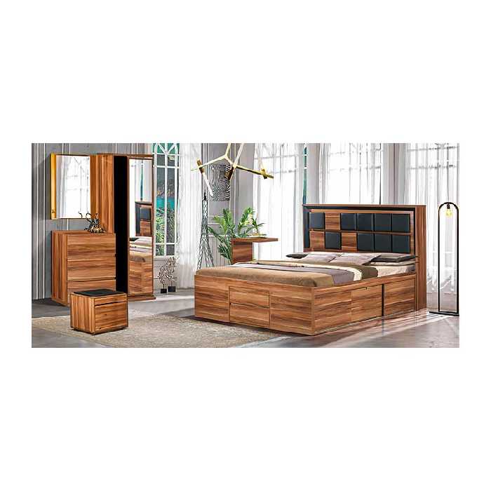 ست تخت خواب و میز آرایش سامیار