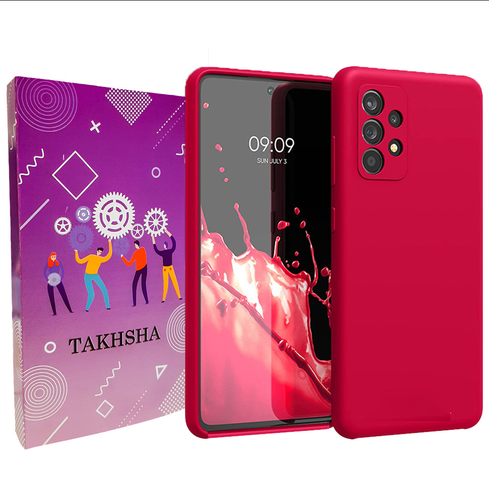 کاور تخشا مدل سیلیکونی مناسب برای گوشی موبایل سامسونگ Galaxy A52 4G / A52 5G / A52S